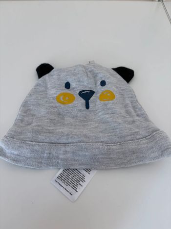 Bonnet gris gemo