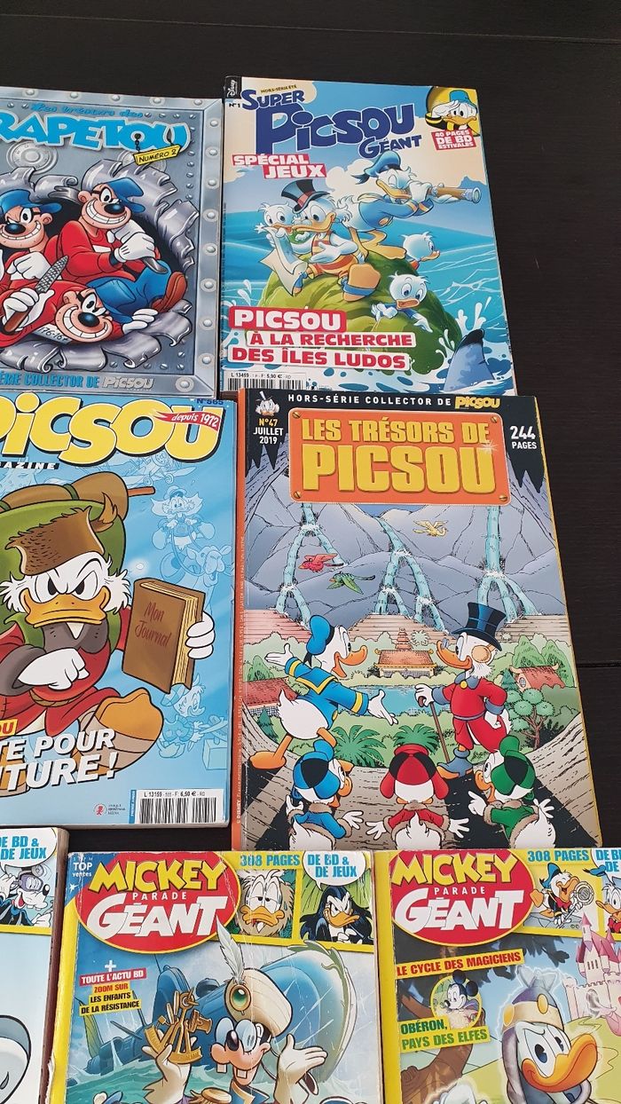 Lot de 15 Picsou, Mickey, Rapetou ... - photo numéro 4