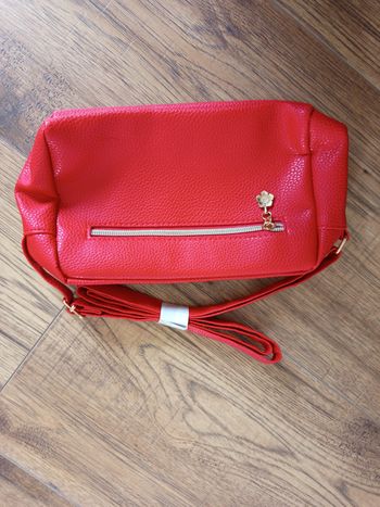 Sac à main bandoulière rouge 