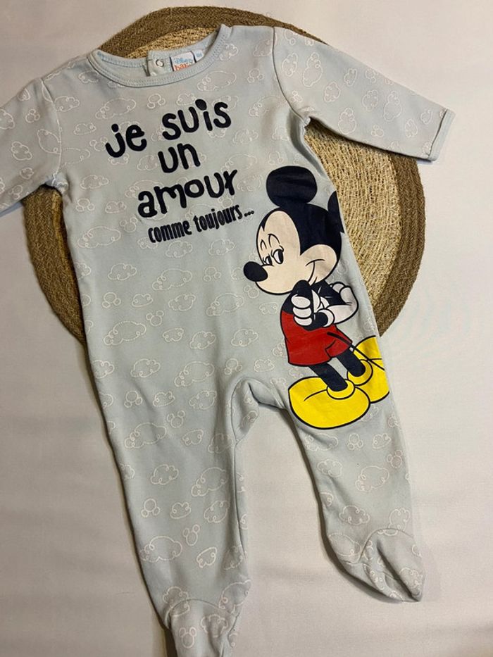 Pyjama fin été une pièce garçon Mickey