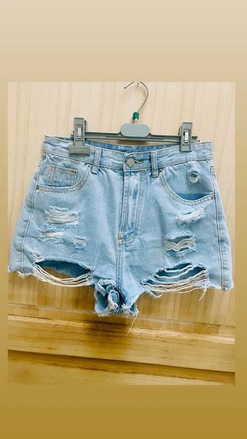 Short en jean déchiré taille haute - Shein - Taille S