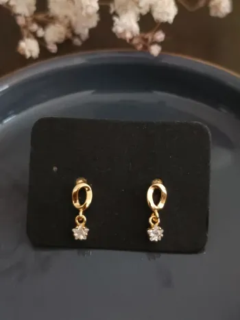 Boucles d'oreilles pendantes étoiles
