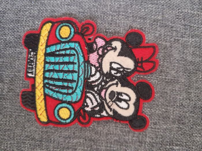 patch Mickey et Minnie à coudre ou coller