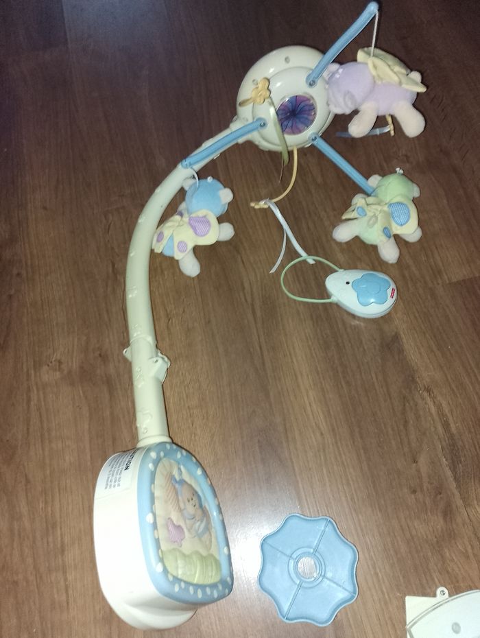 Mobile musical Fisher Price veilleuse avec télécommande