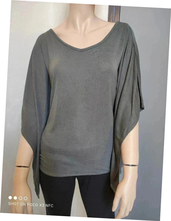 Tee shirt manches chauve-souris gris Taille S 1 36 Pascal Morabito