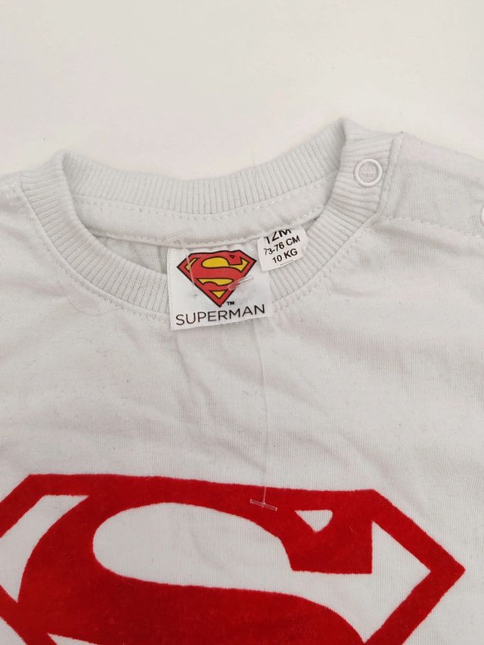 Tee shirt Superman 12 mois - photo numéro 2