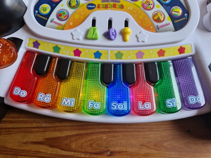 Piano rock Zèbre Vtech et jeu Montessori calcul - photo numéro 5