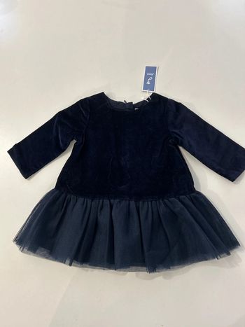 Robe velours et tule Jacadi 6 mois