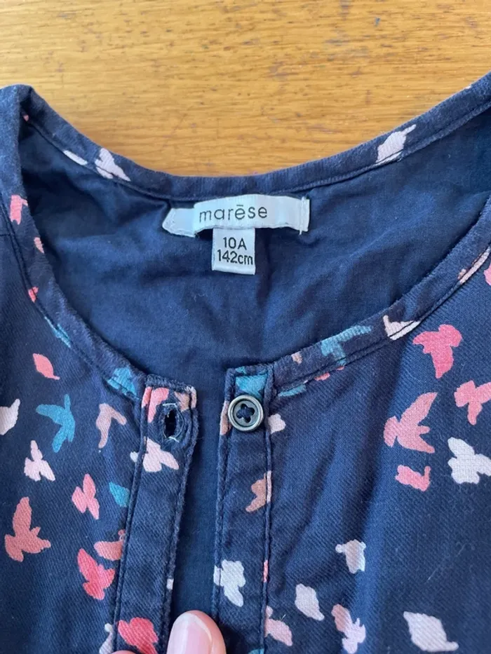 Robe marese 10 ans motif oiseaux - photo numéro 2