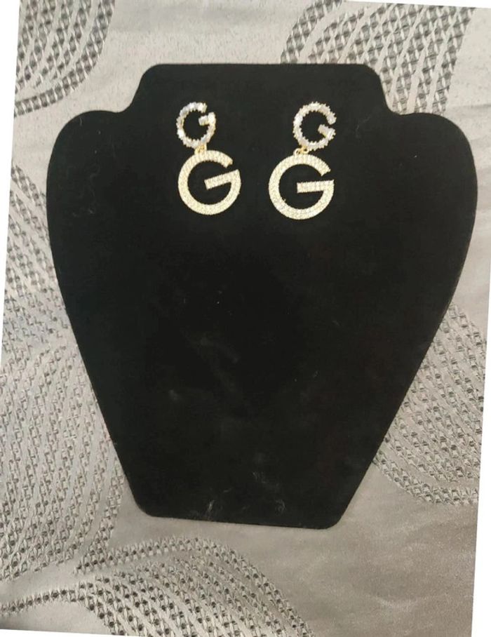 Boucles d'oreilles Double G - photo numéro 3