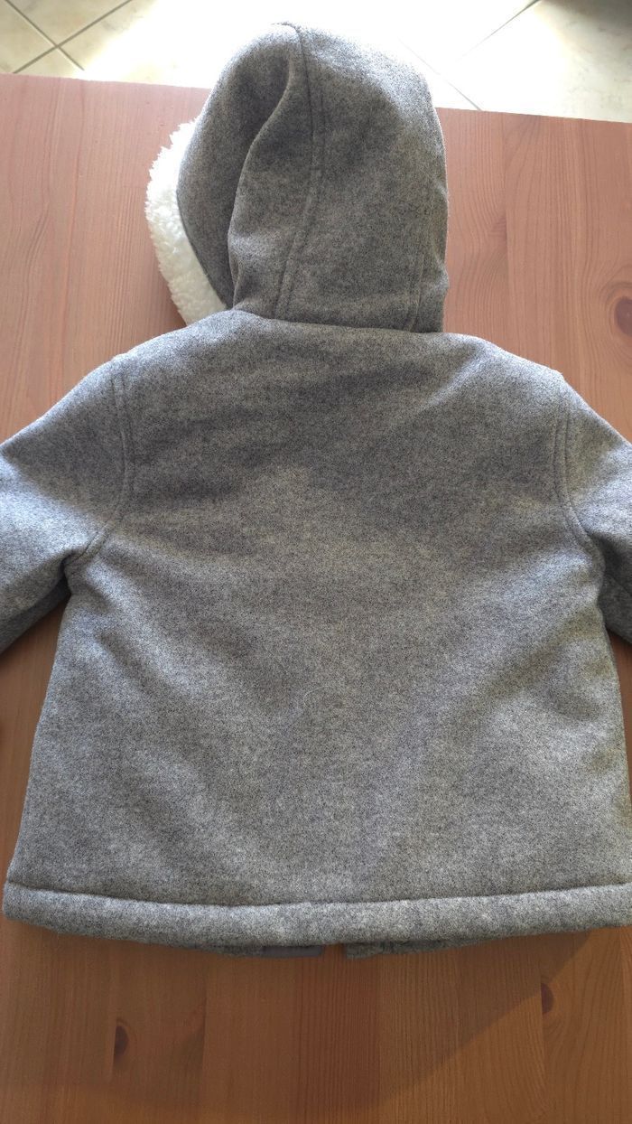 NEUF (non porté)🏷 😍🤩💙 superbe manteau chaud 6 mois garçon 😍🤩💙 - photo numéro 5