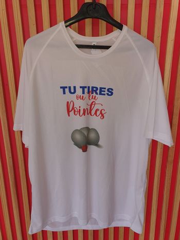 T-shirt tu tires ou tu pointes