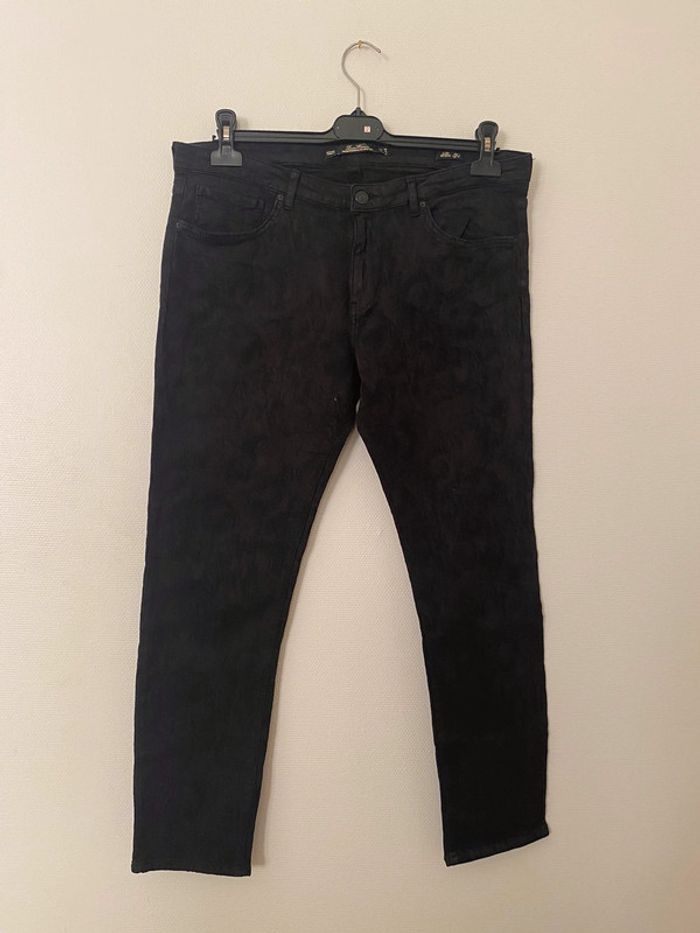 Pantalon slim Jacquard