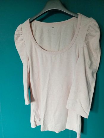 Tee shirt coton abricot