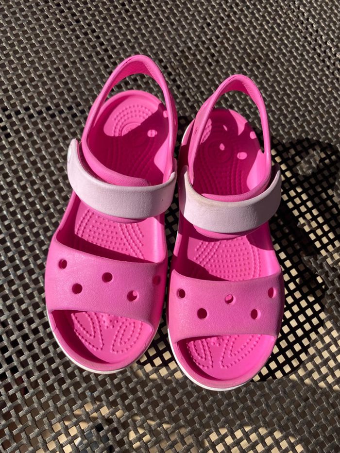 Sandales crocs rose j3 34 35 - photo numéro 10