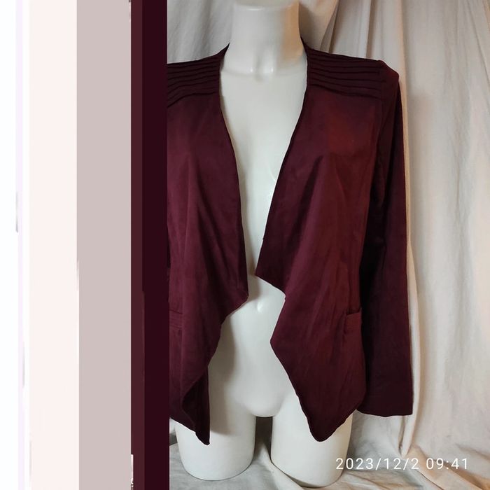 Veste femme bordeaux
