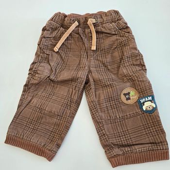 Pantalon doublé- du pareil au même  - 12 mois