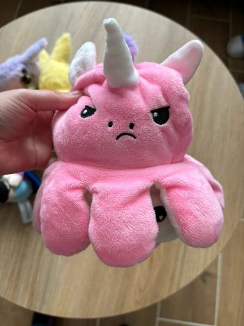 Poulpe rose et blanc