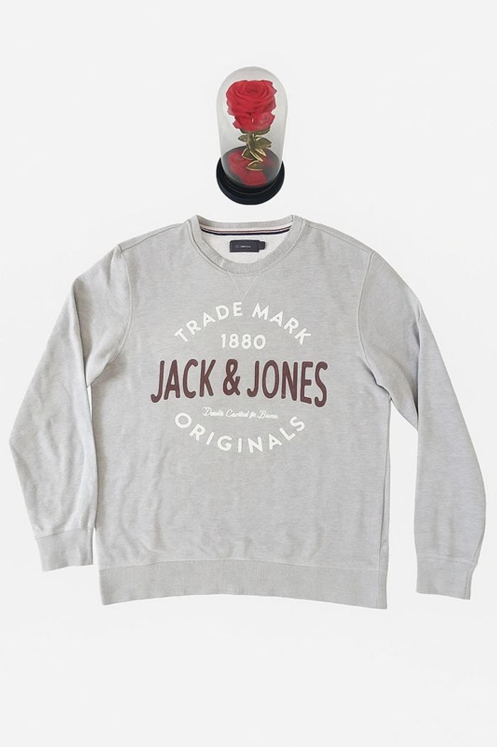 Sweat Jack & Jones gris – Taille M