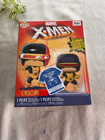 Coffret Funko pop et t-shirt x-men Marvel