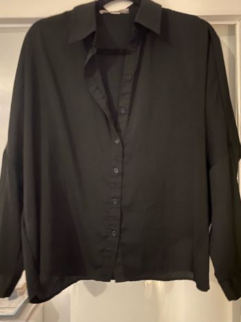 Chemise noire fluide