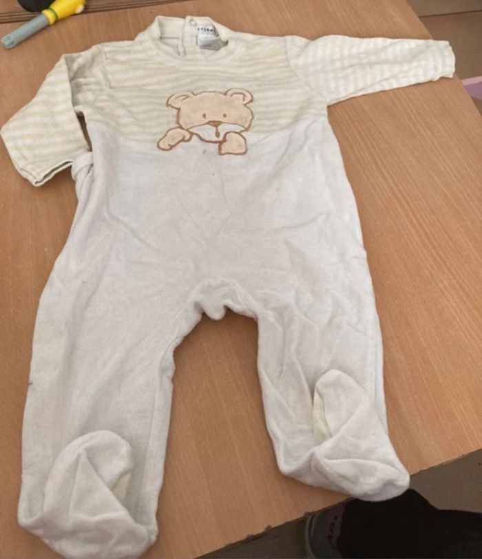 Lot de 11pyjamas velours taille 6 mois - photo numéro 5