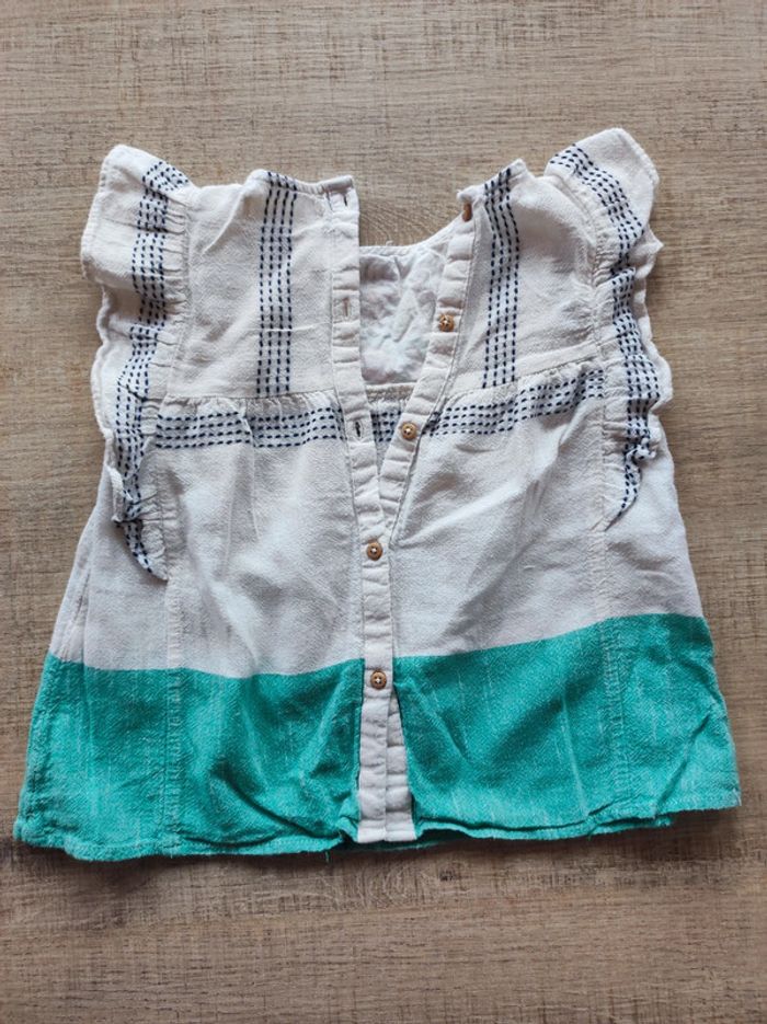 Blouse brodée 3/4 ans - photo numéro 4