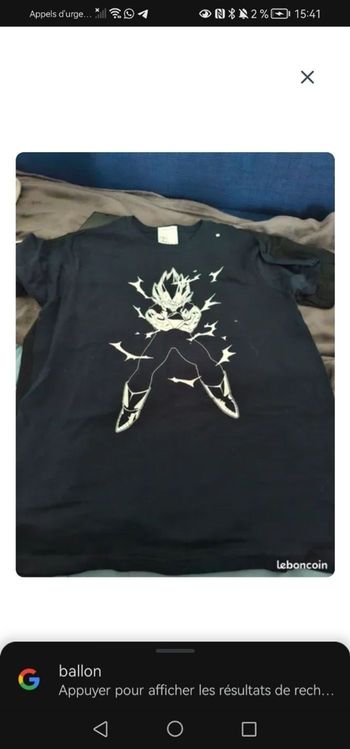 Tee-shirt goku collector