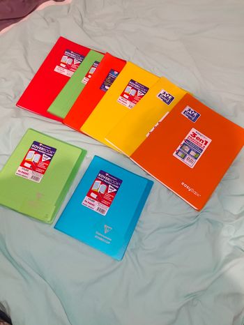 Lot de 8 cahiers Oxford et Clairefontaine