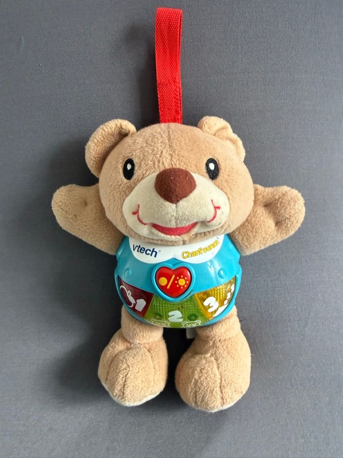 Vtech Baby Chant'Ourson brun musical lumineux doudou hochet à accrocher - photo numéro 5
