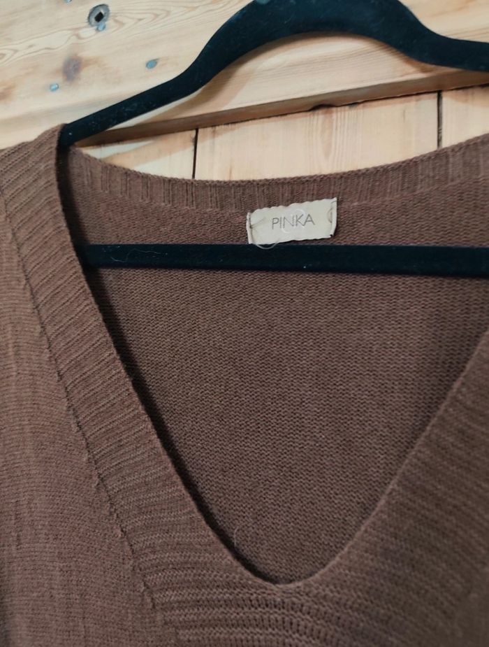 Robe pull marron TU - photo numéro 3