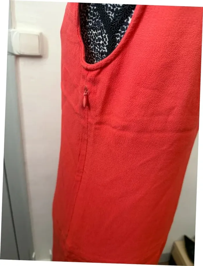 Robe IKKS rouge corail – Taille 36 - photo numéro 4