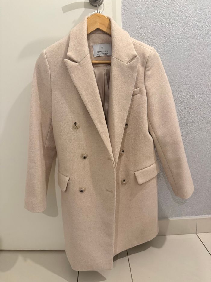 Manteau hiver beige stradivarius