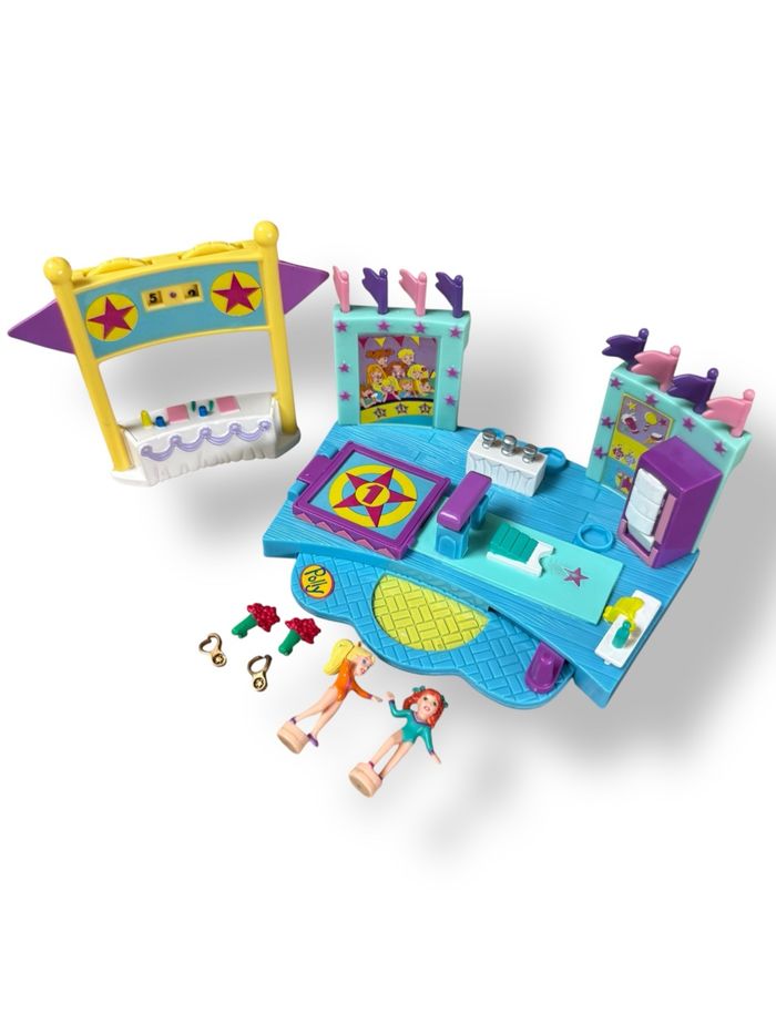 Polly Pocket Gymnastics Turnfest 1999 – 100% complet avec figurines et accessoires - photo numéro 3