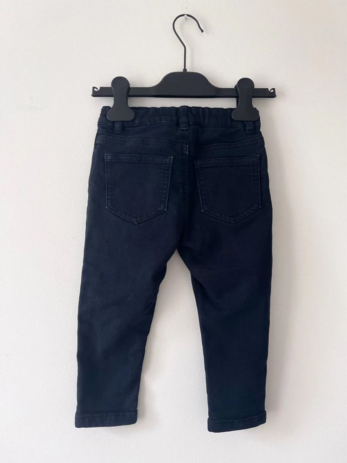 Pantalon noir Marks & Spencer taille 18-24 mois réglable - photo numéro 2