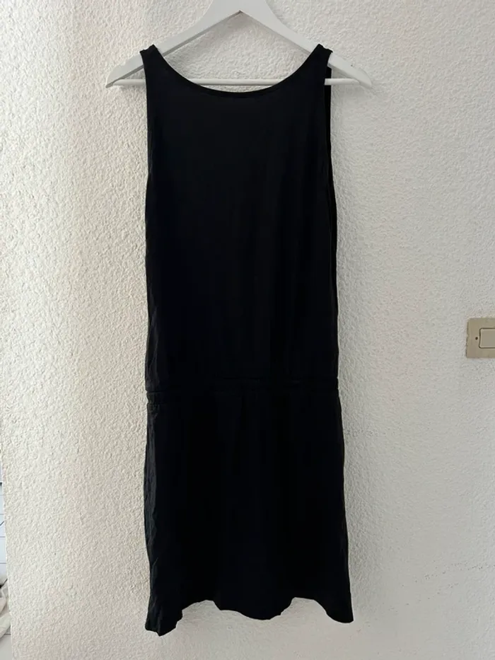 Robe d’été débardeur noir avec poches - photo numéro 4