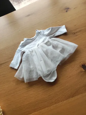 Robe blanche 0 1 mois
