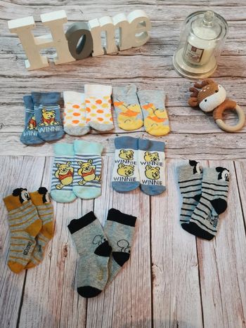 Lot de 8 chaussettes disney taille 15-18