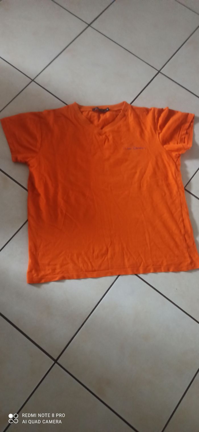 T shirt orange Pierre cardin t. M