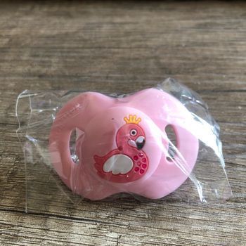 Tétine flamant rose