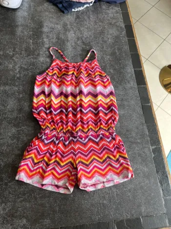 Combinaison short violet orange jaune  3 ans gap