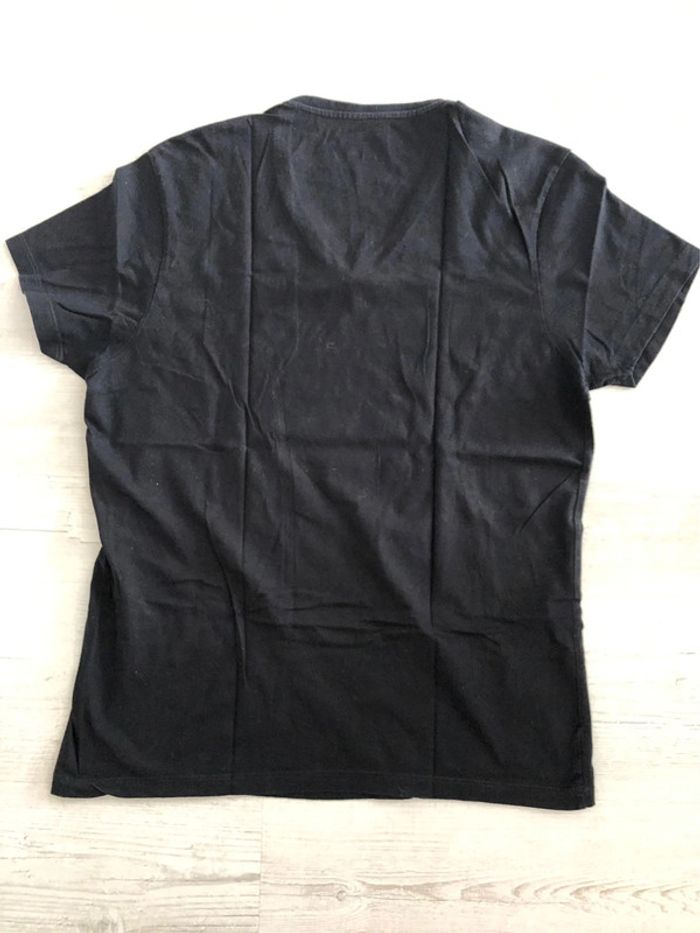 Tee-shirt homme noir « slim feat v-neck » TL - photo numéro 5