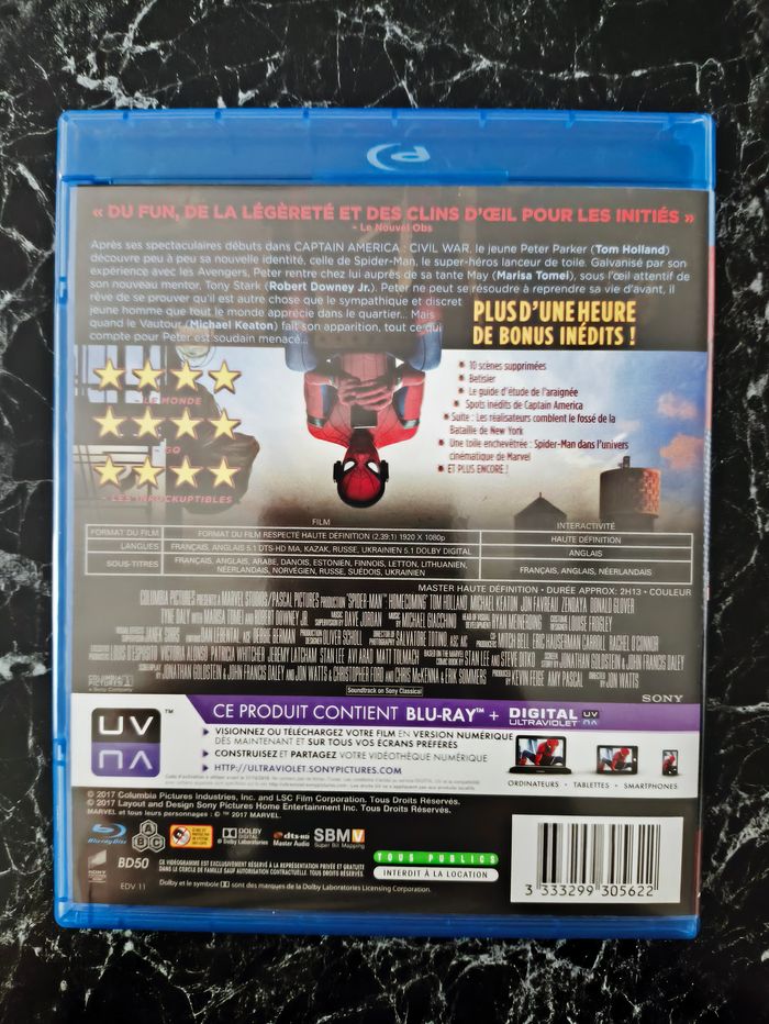 Spider-Man Homecoming en Blu-ray - photo numéro 2