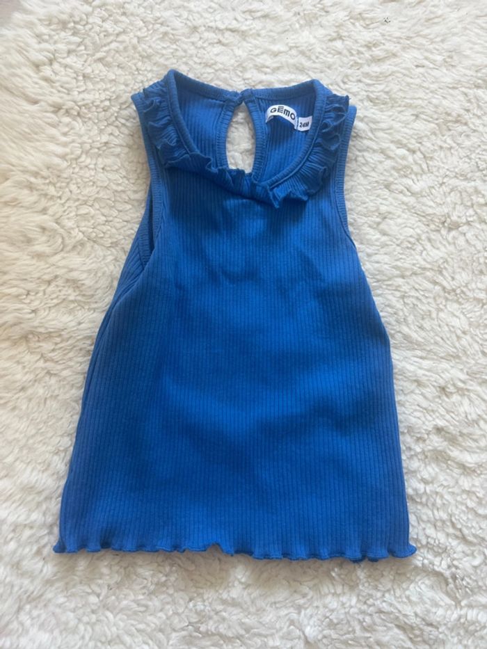 Top fille sans manches