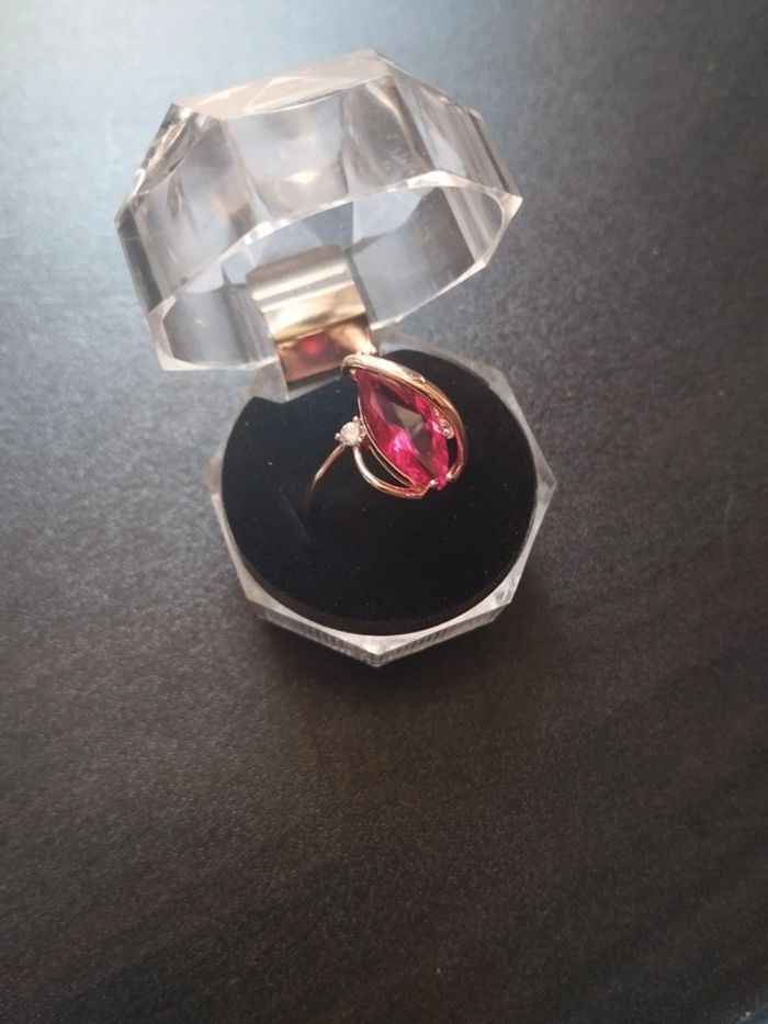 Bague vintage Marquise avec coffret cadeau