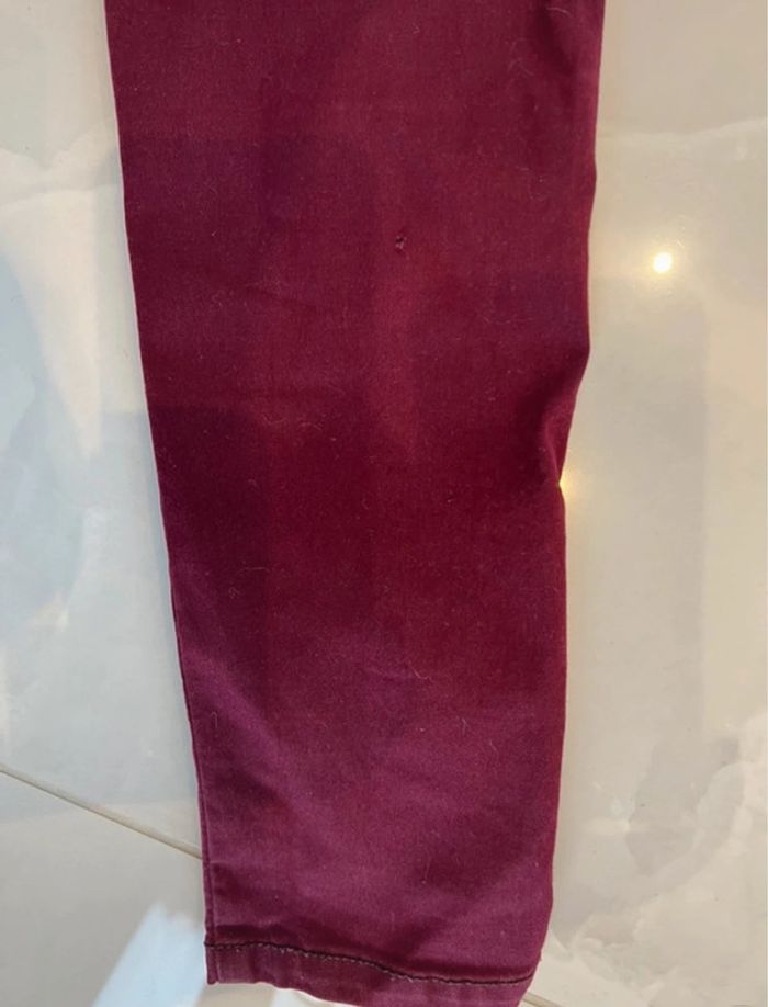 Jean pimkie taille 38 femme couleur framboise - photo numéro 4