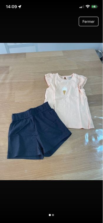 Ensemble short et t-shirt 