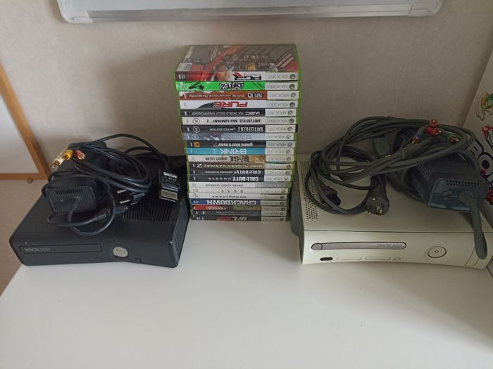 Lot 2 Xbox 360 + jeux