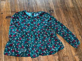 Blouse velour okaidi 10 ans