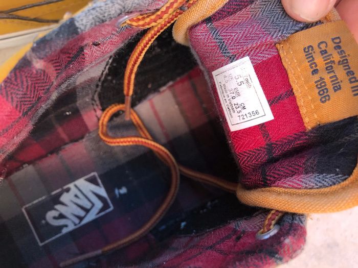 Baskets montantes Vans moutarde 37 - photo numéro 8